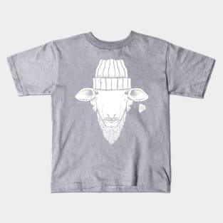 Hipster Sheep Kids T-Shirt